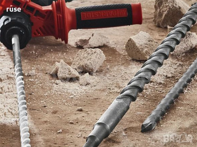 НОВИ! Свредла ударни 1000мм Parkside SDS-Plus за бетон камък тухла, снимка 8 - Други инструменти - 52403428