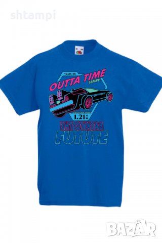 Детска тениска Back To The Future,Анимация,игра,Празник,Повод, снимка 4 - Детски тениски и потници - 37946553