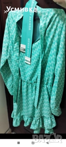 Продавам рокля заедно с колан плюс блуза, снимка 4 - Рокли - 52466834