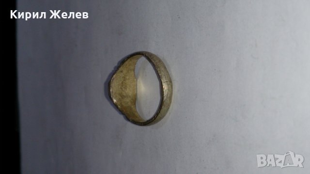 Старинен пръстен сачан ръчна изработка орнаментиран - 66691, снимка 3 - Пръстени - 28984418