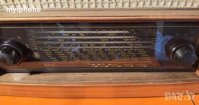 Ретро Лампово Радио AT-Super 660 Wk3 AEG, снимка 5 - Антикварни и старинни предмети - 50072303