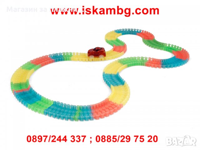 Състезателна светеща писта Magic Tracks код 1885, снимка 5 - Коли, камиони, мотори, писти - 28880495