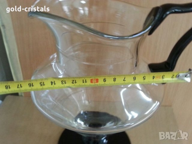 Стара стъклена кана , снимка 8 - Антикварни и старинни предмети - 26667977