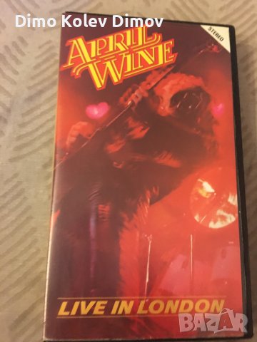 April Wine VHS Видео Касета RARE, снимка 5 - Други музикални жанрове - 39230946