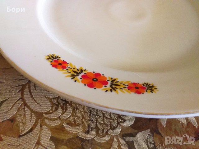 Български порцелан голямо плато, снимка 4 - Чинии - 33192987