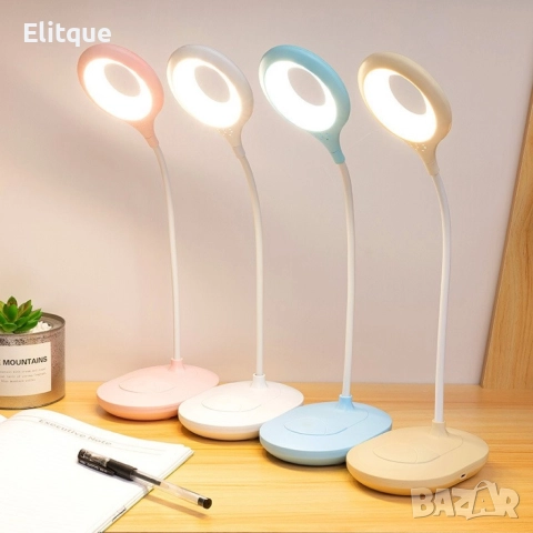 Настолна LED лампа за бюро, снимка 7 - Настолни лампи - 52795015