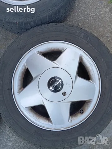 Лети алуминиеви 5 броя джанти Опел Шевролет 15" ЦО 56, снимка 8 - Гуми и джанти - 50045629