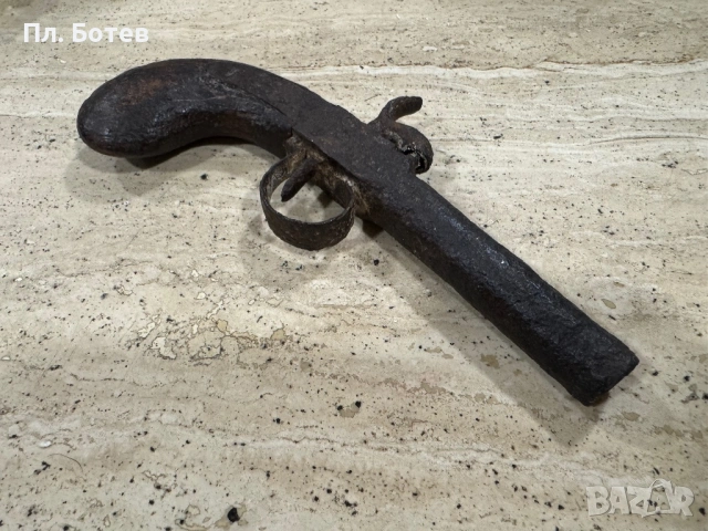 Стар капсулен пистолет, снимка 2 - Антикварни и старинни предмети - 53275799