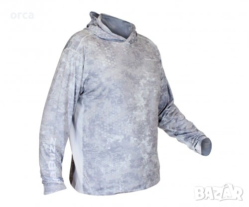 Слънцезащитна блуза SeaBuzz Digital с качулка UPF50+ UV