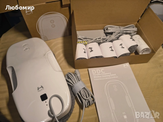 Уред за почистване на прозорци Xiaomi - Hutt DDC55, бял , снимка 3 - Други стоки за дома - 53593037