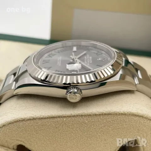 Rolex Datejust Wimbledon, снимка 9 - Мъжки - 48722831