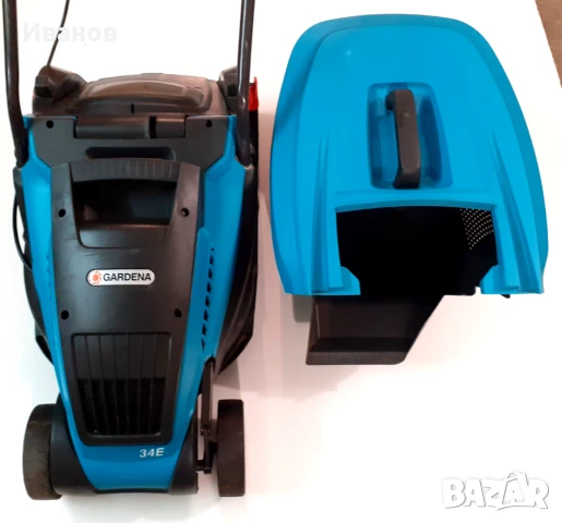 GARDENA PowerMax 34 E електрическа косачка, снимка 2 - Градинска техника - 50664981