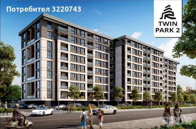 Едностаен апартамент в Twin Park 2 – в сърцето на кв. Христо Смирненски, снимка 4 - Апартаменти - 51374210
