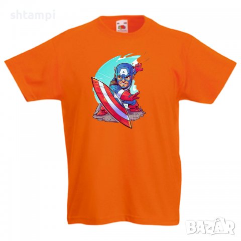Детска тениска Marvel Captain America 1 Игра,Изненада,Подарък,Геймър,