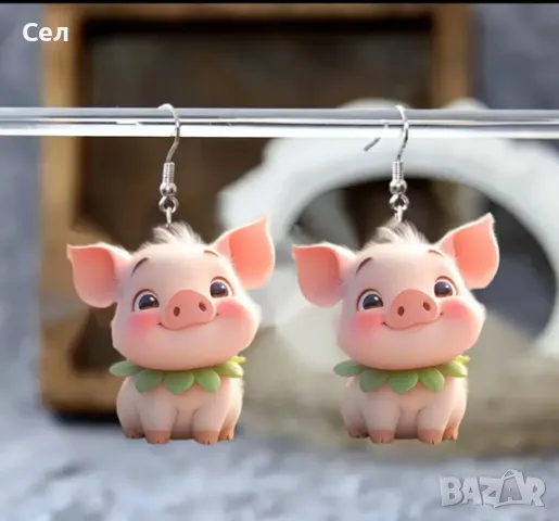 Обеци снежен човек, снимка 4 - Обеци - 48615486