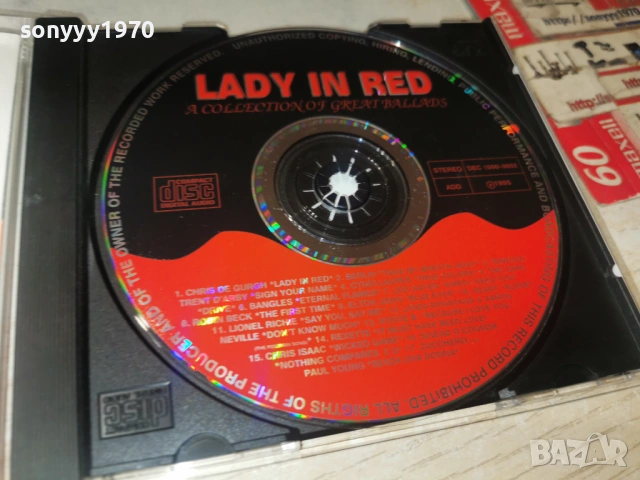 LADY IN RED CD 3001261908, снимка 5 - CD дискове - 53287554
