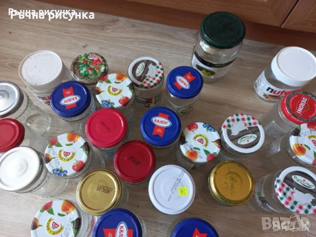 30 буркана с капачка за общо 10лв, снимка 1