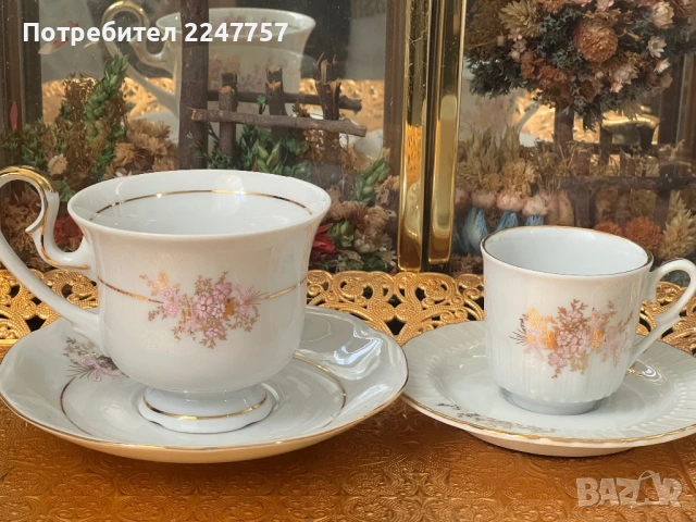 Комплект порцелан за чай и кафе, снимка 8 - Чаши - 53022250