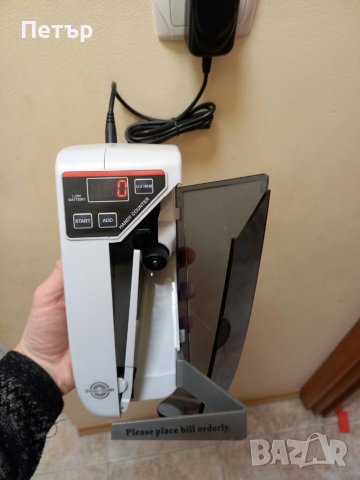 Машина за броене на банкноти с UV лампа, банкнотоброяч, money counter, машина за броене на пари, снимка 4 - Друга електроника - 39688124