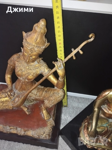 големи много стари бронзови скултори, снимка 10 - Антикварни и старинни предмети - 52185965