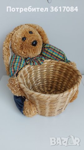 Кош, панер, купа, органайзер с формата на заек