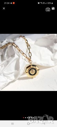 Дамско колие с шарка Версаче, снимка 6 - Колиета, медальони, синджири - 32784988