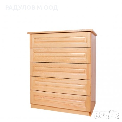 Скрин масив чам 100×50×100 см с 5 чекмеджета