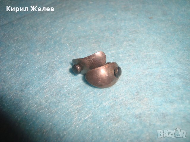 СТАРИННИ СРЕБЪРНИ ОБЕЦИ ВИСОКА ПРОБА ОКСИДИРАНО СРЕБРО АНГЛИЯ МАЙСТОРСКА ЮВЕЛИРНА ИЗРАБОТКА 25204, снимка 8 - Антикварни и старинни предмети - 34741615