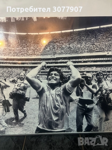 Рамкиран постер на Марадона , снимка 2 - Картини - 52673603