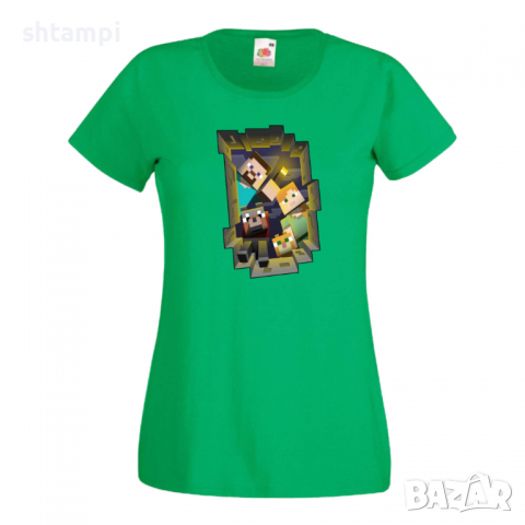 Дамска тениска Minecraft Search Party Minecraft,Игра,Забавление,подарък,Изненада,Рожден Ден., снимка 9 - Тениски - 36521365