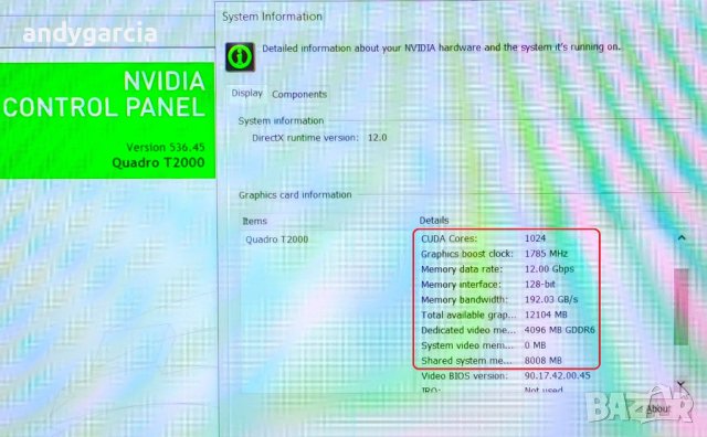DELL Precision 7550/Core i7-10850H/NVidia Quadro T2000 4GB/15.6 IPS Full HD/16GB RAM/512GB SSD NVMe, снимка 13 - Лаптопи за работа - 43694580