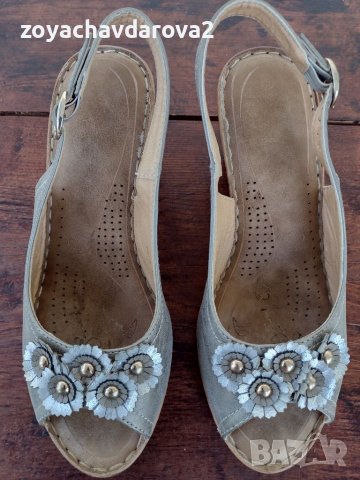 ДАМСКИ САНДАЛИ НА ПЛАТФОРМА, снимка 2 - Сандали - 37996565