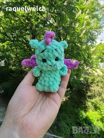 Ръчно Изплетено Драконче "Амигуруми"
