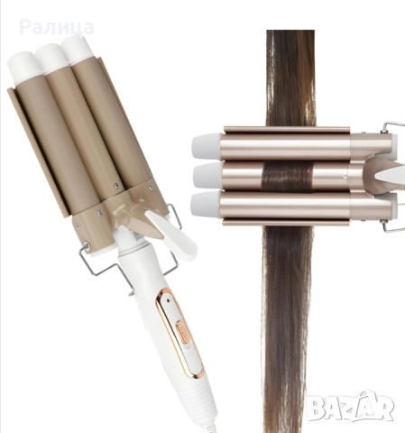 Маша за коса с керамично покритие , снимка 3 - Маши за коса - 52578198