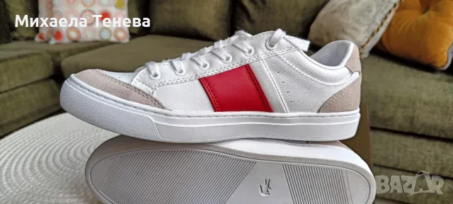 Дамски спортни обувки Lacoste 39, снимка 4 - Маратонки - 49785471