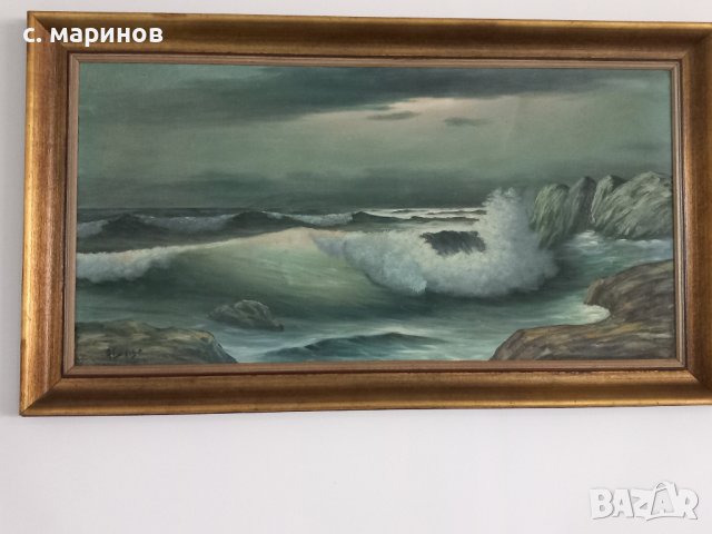 огромна картина масло на платно, снимка 7 - Картини - 40838198