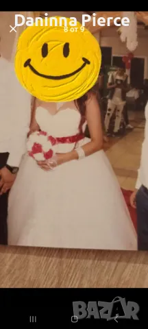 Булчински рокля С Дълго Було, снимка 2 - Сватбени рокли - 50292039