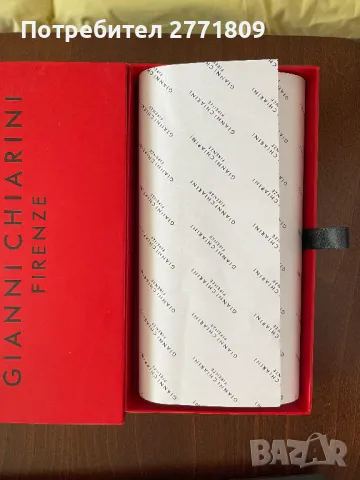 GIANNI CHIARINI Оригинален кожен портфейл - Златист, снимка 3 - Портфейли, портмонета - 50108633