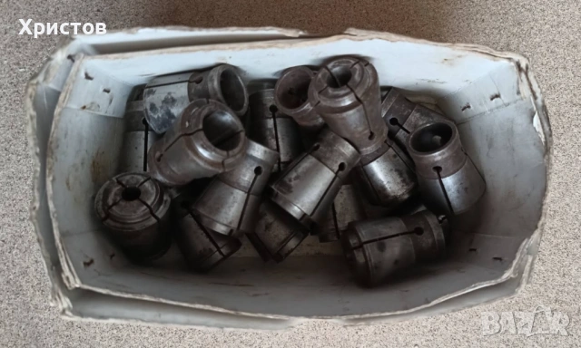 Цангов патронник ISO 50 с цанги, снимка 2 - Други машини и части - 53219638