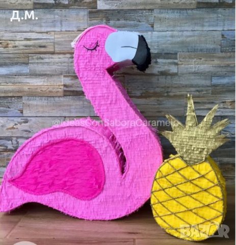Пинята фламинго, снимка 4 - Декорация - 28803172