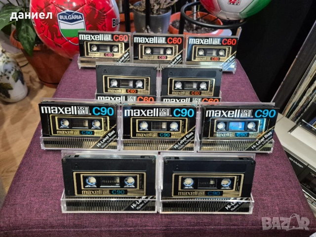Качествени аудио касети MAXELL UDXLII C60/90 - TYPE II - хромна лента (по-дъртите златни) + подарък, снимка 2 - Аудио касети - 53400912