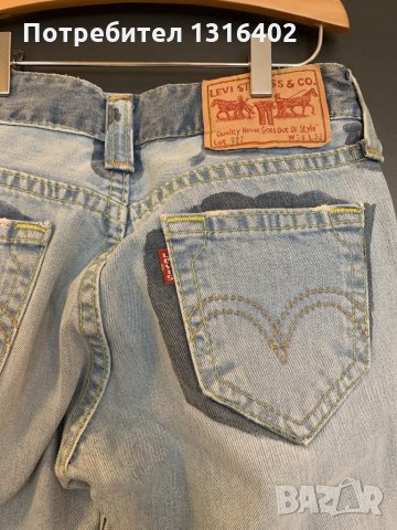 Ефектни дамски дънки Levis, eur28, снимка 4 - Дънки - 33047064