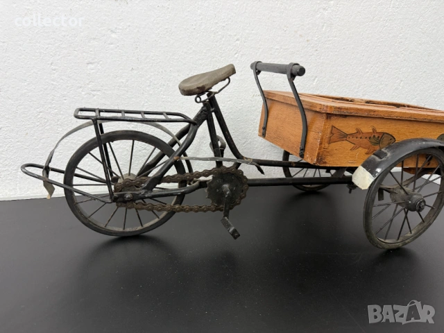 Ретро количка на уличен продавач на риба. №7831, снимка 4 - Антикварни и старинни предмети - 53072328