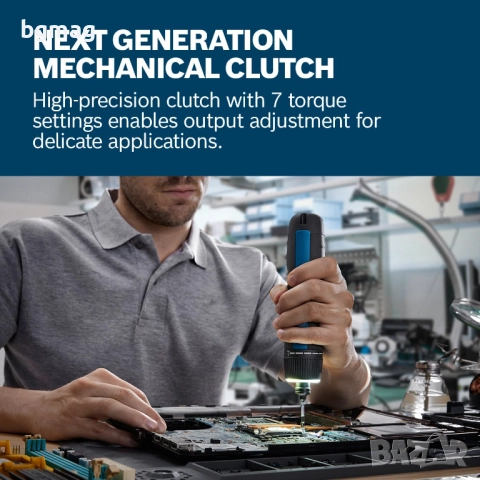 Bosch Go Gen 3 акумулаторен винтоверт-отвертка,5 Nm,с USB зареждане, снимка 4 - Отвертки - 52340419