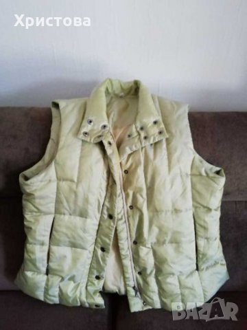 Елек-грейка в светло зелено, XL, снимка 2 - Елеци - 28100732