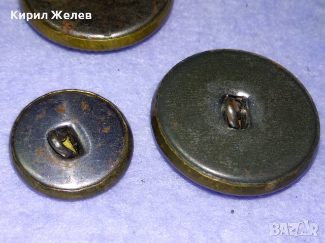 ТРИ СТАРИ МЕТАЛНИ ВОЕННИ КОПЧЕТА СОЦ БНА НРБ с ПЕТОЛЪЧКА ЗВЕЗДА 41059, снимка 7 - Антикварни и старинни предмети - 43551443