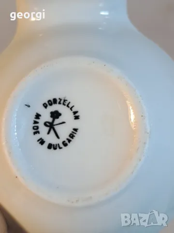 българска порцеланова солница  Китка Разград  11/1, снимка 4 - Сервизи - 48925234