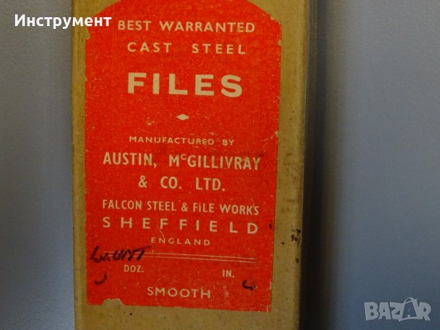 пила за метал триъгълна 150-215mm Austin McGillivray&CO steel files, снимка 2 - Други инструменти - 40143268