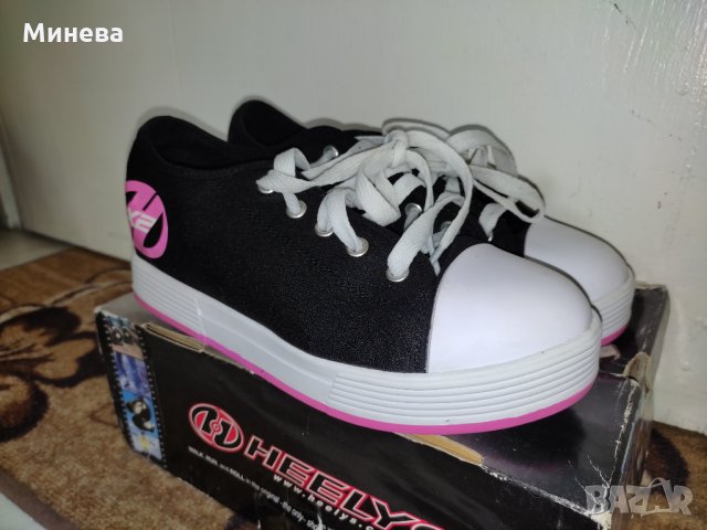 Кецове с колелца HEELYS Х2, снимка 2 - Детски маратонки - 33460681