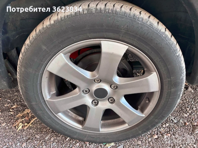Летни гуми с алуминиеви джанти 5х130, 235/55 R18, снимка 2 - Гуми и джанти - 52623345